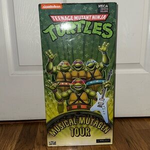 NECA Teenager Mutant Ninja Turtles Musical Mutagen Tour 4 Pack